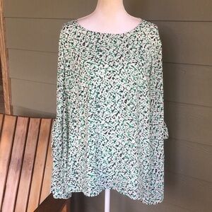 Kaari Blue Floral Blouse